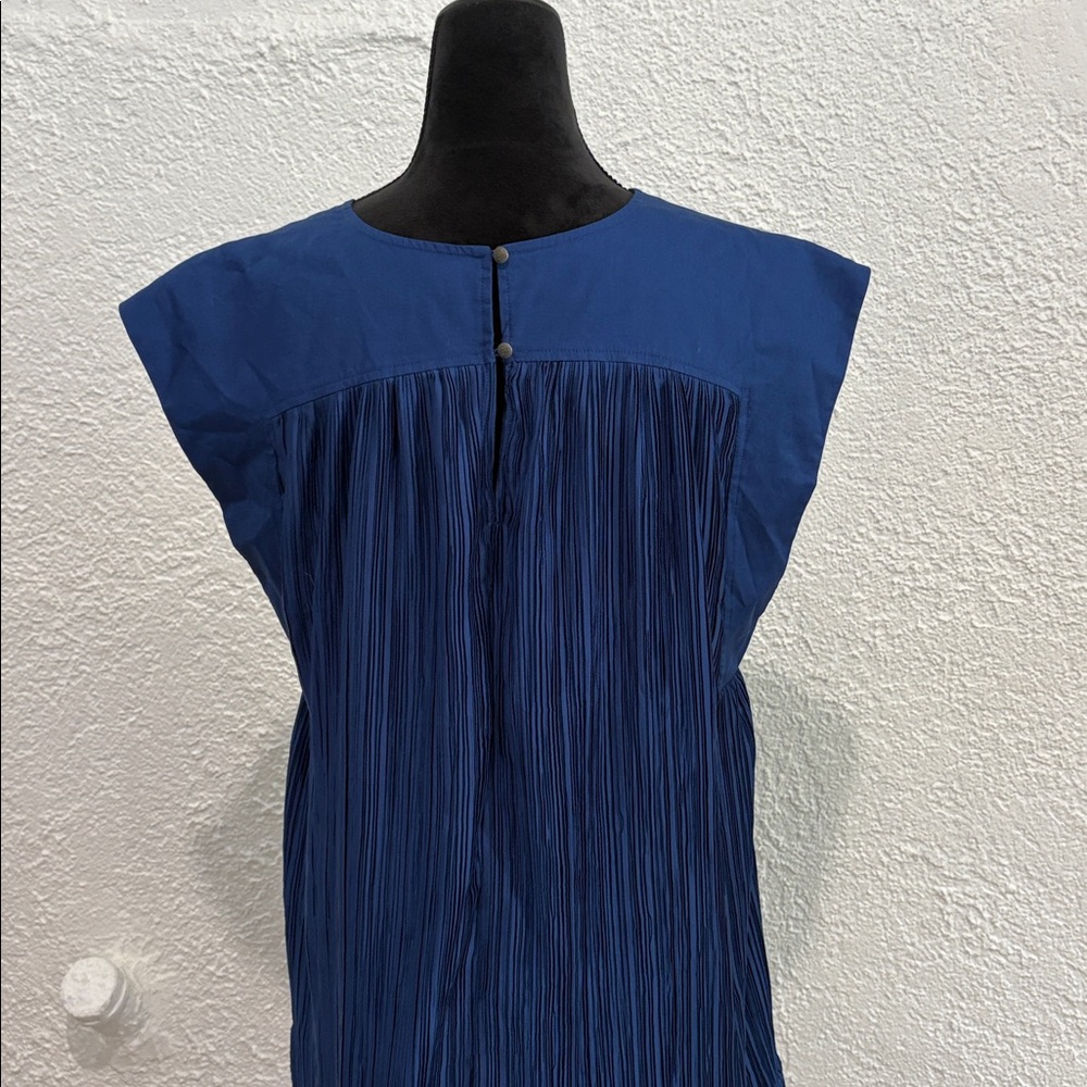 Anthropologie Blue Mini Dress Size Large - Picture 8 of 10